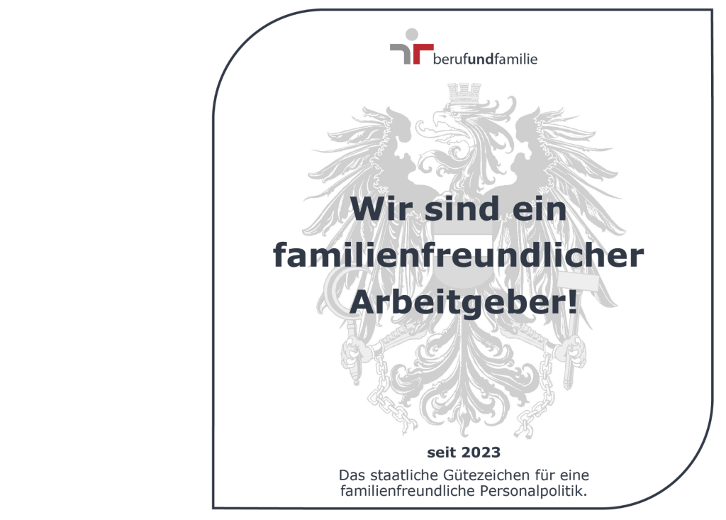 Gütesiegel "Familienfreundlicher Arbeitgeber"